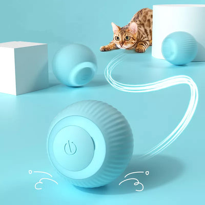 Smart Interactive Electric Cat Ball Toy: Engaging Self-Moving Fun for Indoor Feline Playtime!