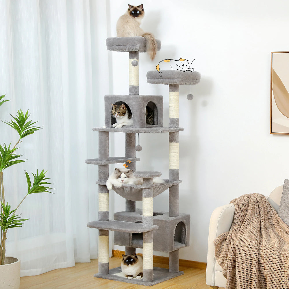 Multi-Level Cat Tree Luxury Cat Tower