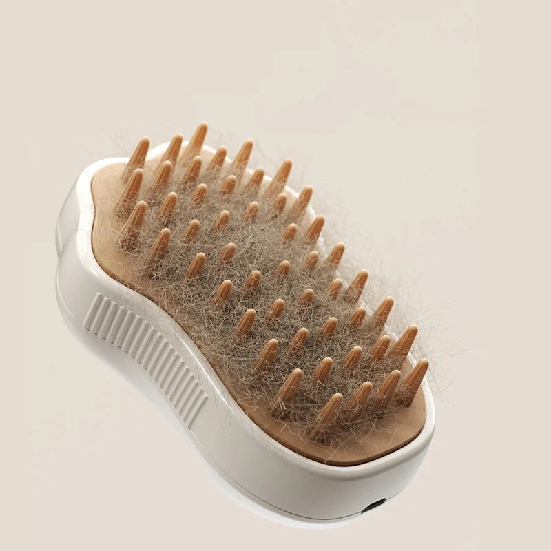 3-in-1 Pet Grooming Brush: Steam, Comb, and Massage for a Happy, Healthy Pet!