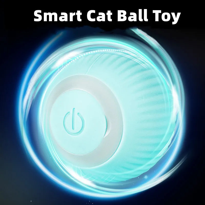 Smart Interactive Electric Cat Ball Toy: Engaging Self-Moving Fun for Indoor Feline Playtime!